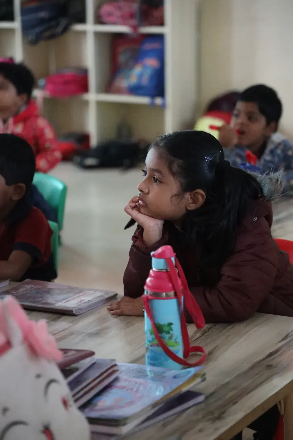 Student Listening in Classroom